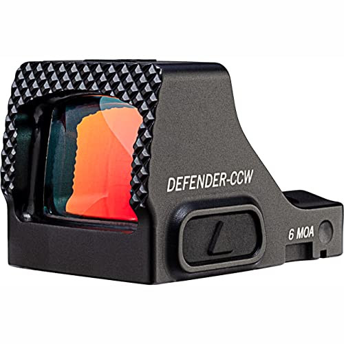 Vortex Defender-CCW Red Dot Sight 1x25mm 6 MOA Reticle Black DFCCW-MRD6