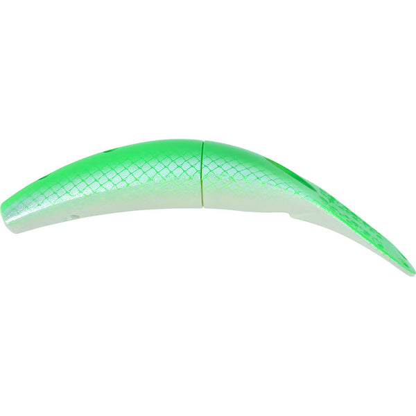 Yakima Bait Spin-N-Fish | Glo-Flo Green Top-Pearl Side Scale; 3 in.