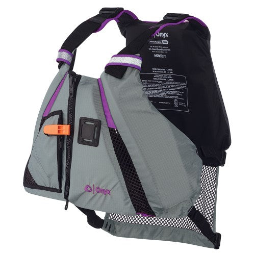 122200-600-060-18 Movevent Dynamic Paddle Sports Vest, Purple & Grey - Extra Large & 2XL