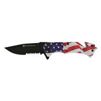 1200646 Smith & Wesson Americas Heroes Spring Assist Folding Knife