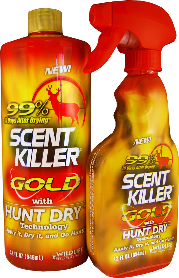 Wildlife Research Scent Killer Gold Hunt Dry Spray & Refill Combo
