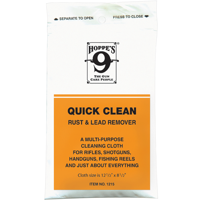 Hoppe's Quick Clean Rust & Lead Remover Cloth