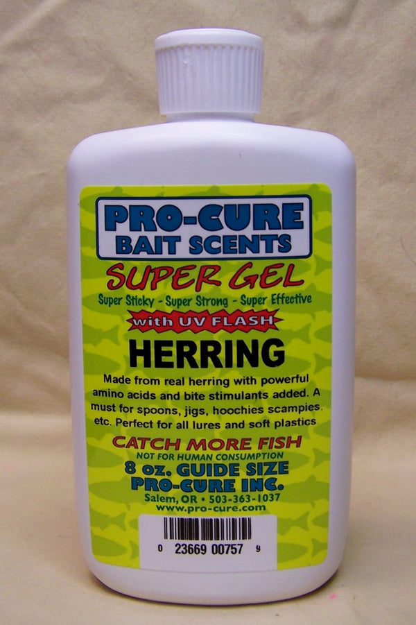 Pro-Cure Super Gel High Performance 8 Ounce Bait Scents & Uv Flash