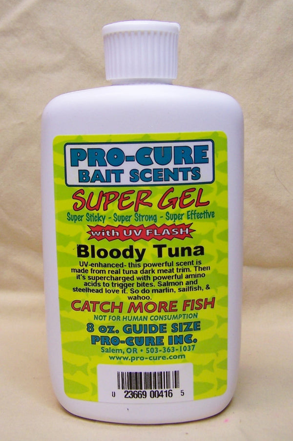Pro-Cure Super Gel High Performance 8 Ounce Bait Scents & Uv Flash