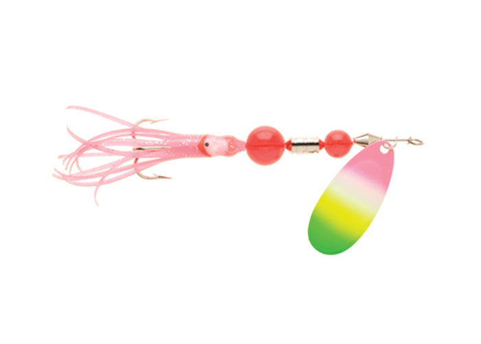 Yakima Bait Flash Glo UV Casting Squid Spinner 6