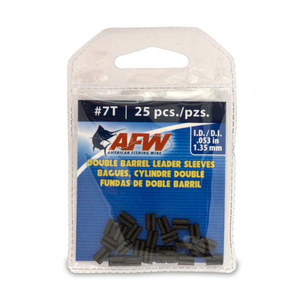 American Fishing Wire Thin Wall Double Barrel Leader Sleeves