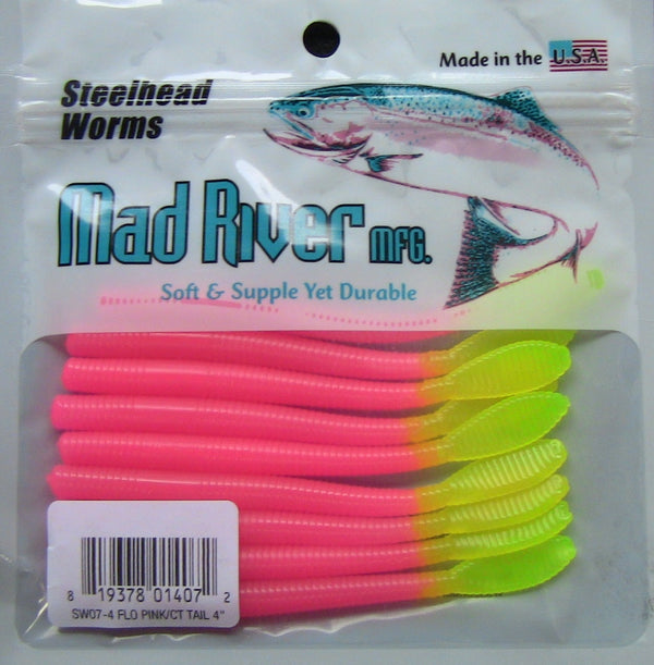 Mad River Mfg. Steelhead Worm 6"
