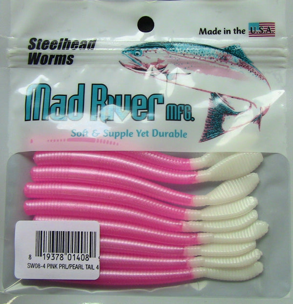 Mad River Mfg. Steelhead Worm 4"