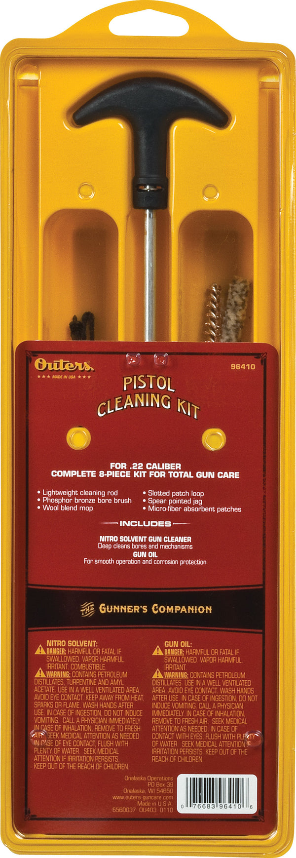 Outers Pistol Aluminum Rod Cleaning Kit