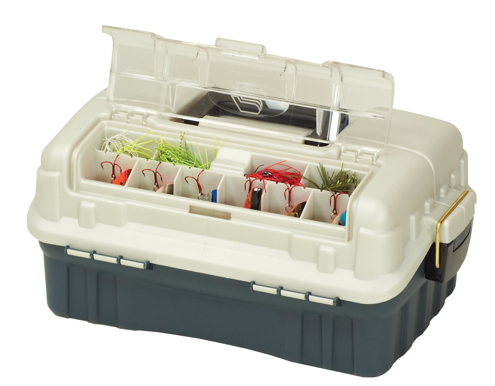 fisherman's tackle box Plano 760200 FlipSider Two-Tray Tackle Box