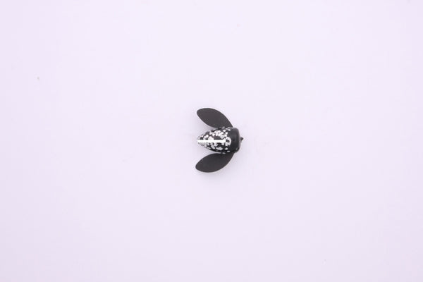 Yakima Bait Spin-N-Glo B12-Sz 6 Black Silver Flake Black Wing