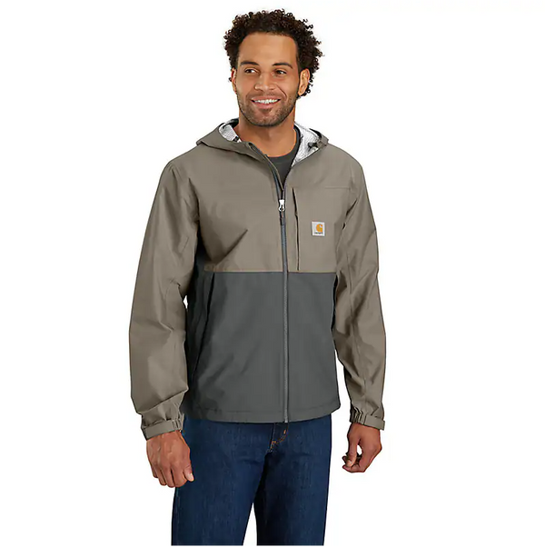 Carhartt Men's Storm Defender Waterproof Jacket - Relaxed Fit - Lightweight Packable