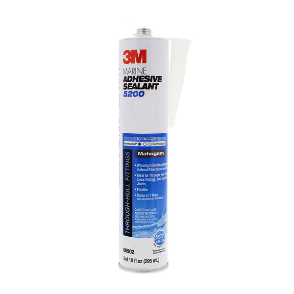3M 06502 Mahogany 5200 Marine Adhesive/Sealant - 1/10 Gallon