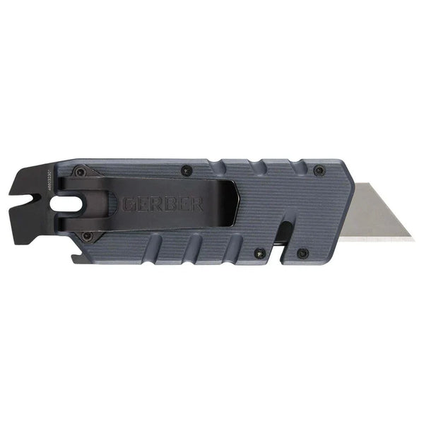 Gerber Prybrid Pocket Knife Multitool 8-in-1 Box Cutter, Bottle Opener, Blue