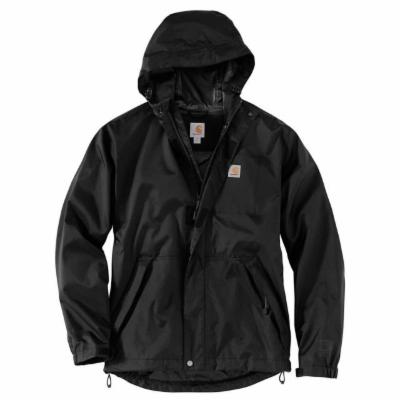 Carhartt Men'S Medium Black Nylon Dry Harbor Jacket
