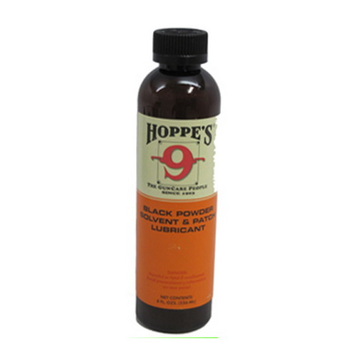 Hoppes No. 9 Black Powder Gun Bore Cleaner And Patch Lubricant 8 Oz. Bottle ZZZ