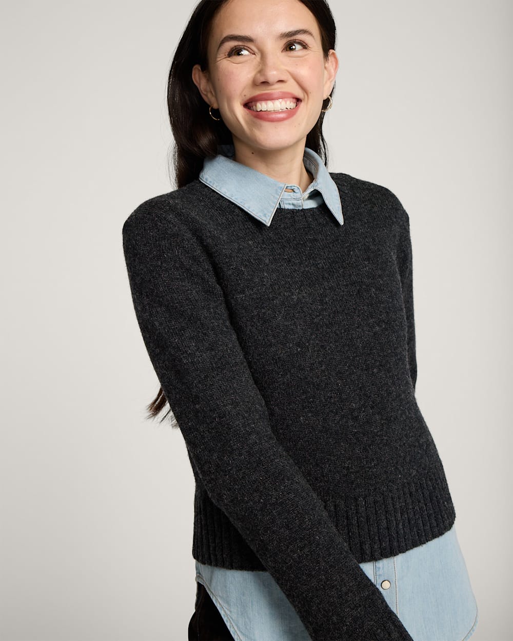 Pendleton Wool Crew Shetland Collection Women's