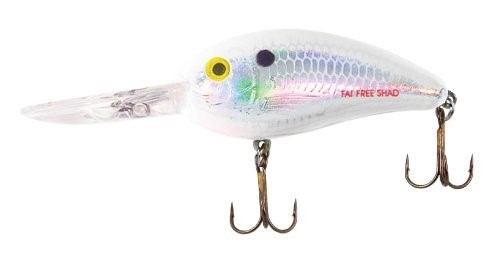 Bomber BD7F Fat Free Shad 5/8oz Pearl White Crankbait Fishing Lure ZZZ