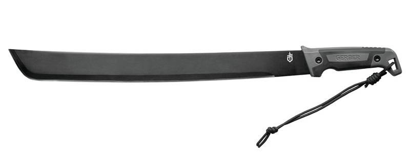 XXB Gerber 31-002848 Bush Machete Steel Blade Nylon Handle Grip Handle Black Handle 24 In L