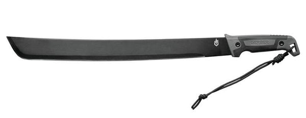 XXB Gerber 31-002848 Bush Machete Steel Blade Nylon Handle Grip Handle Black Handle 24 In L