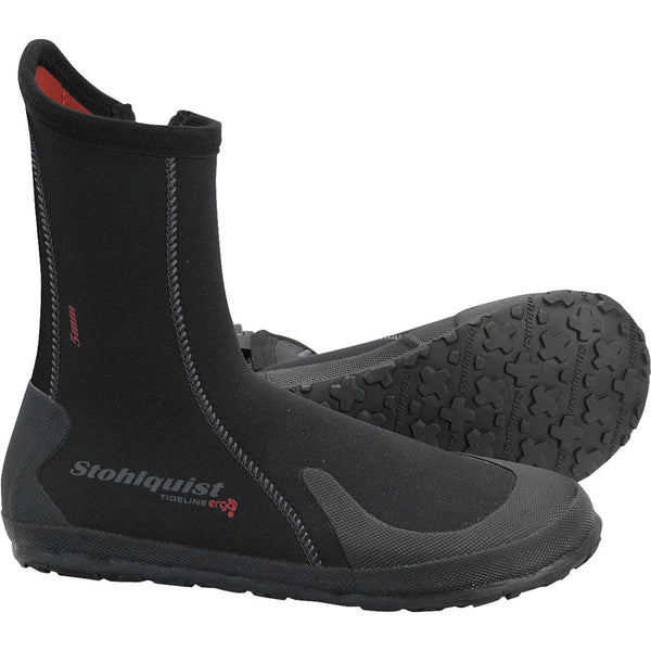 Stohlquist Tideline 5Mm Neoprene Boot - Men'S Black 7.0