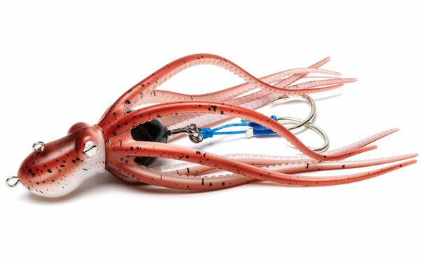 XXB Mustad InkVader Octopus Jig - Red - Medium - 6oz