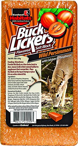 Evolved Habitats Buck Lickers Deer Attractant 4 Lb Persimmon