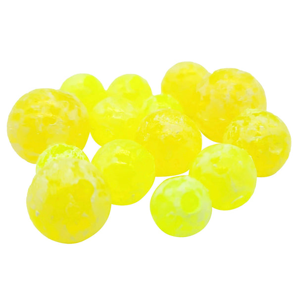 BnR Tackle Soft Beads, 18mm, Hot Snot, Neutral Buoyancy, 8/pack