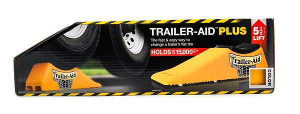 Camco Trailer Aid Plus | Provides 5.5-Inches Of Lift | Heavy-Duty Polymer Black And Yellow (23)