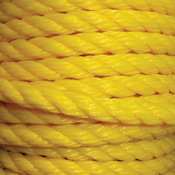 Polypropylene 3-Strand Twisted Rope 5/8" 3100 lbs.