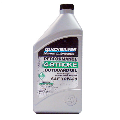 Quicksilver 4-Stroke Marine Engine Oil Sae 10W-30 – 1 Pint – 8M0078616