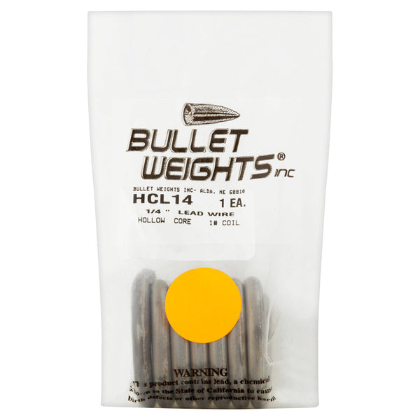 Bullet Weights® Hollow Core Lead Wire 1/4 in. Dia. 1 Lb. Roll