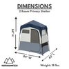 Caddis Privacy Shelter 2 Person