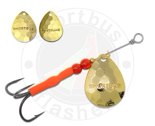 XXB Shortbus Flashers 3.5 Colorado Spinner - Hammered Gold