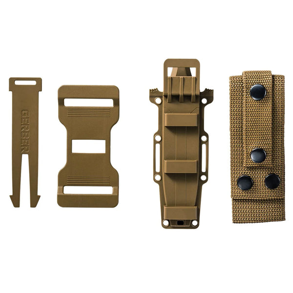 Gerber Gear Strongarm - Fixed Blade Tactical Knife for Survival Gear - Coyote Brown, Plain Edge