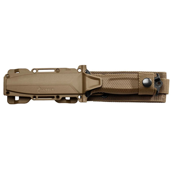 Gerber Gear Strongarm - Fixed Blade Tactical Knife for Survival Gear - Coyote Brown, Plain Edge