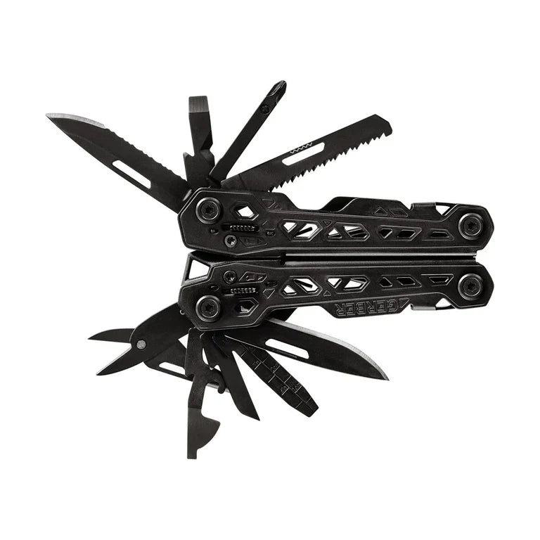 Gerber Truss 17-in-1 EDC Multitool Pliers, Pocket Knife with Sheath, Black