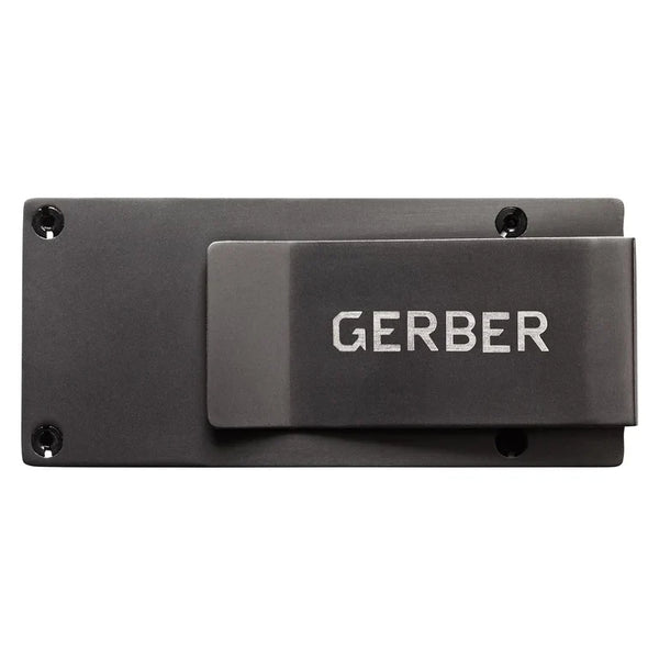 Gerber Gear Money Clip with Pocket Knife - Stainless Steel Folding Blade