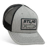 Stlhd Chrome Edition Heather Grey/Black Trucker Snapback Hat