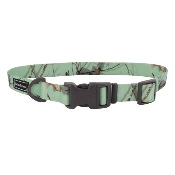 Water & Woods Adjustable Dog Collar, Country Roots Equinox, Large: 18-26-In Neck, 1-In Wide