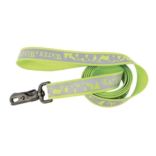 Water & Woods Reflective Dog Leash, Water & Woods Lime
