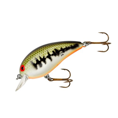 Bomber Model a 1/4 Oz Fishing Lure - Baby Spotted Bass/Orange Belly ZZZ