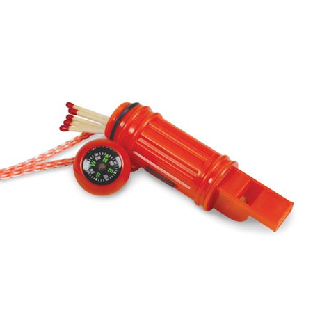 Stansport 5-In-1 Plastic Survival Whistle