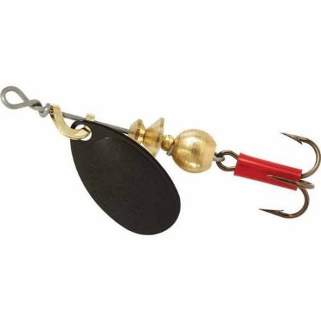 XXB Mepps Aglia Plain Treble Fishing Lure  Black  1/12th Oz - B0 BK