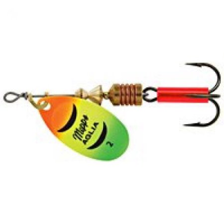 Mepps Aglia Plain Treble Fishing Lure Hot Pink 1/4 Oz - B3 Hp