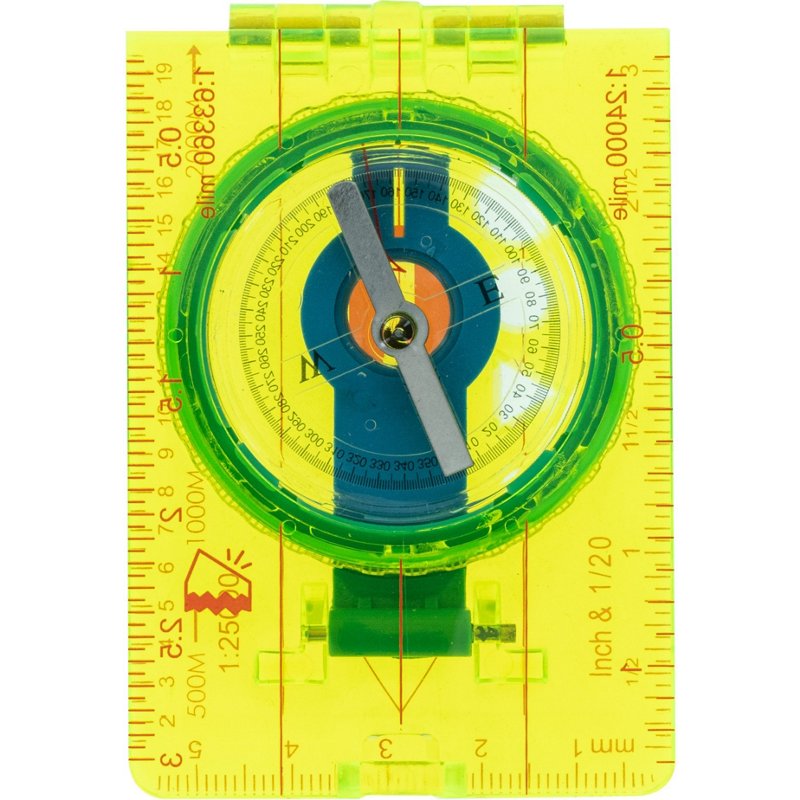 Ultimate Survival Tech Hi Vis Lensatic Map Compass Green - Camping Accessories At Academy Sports