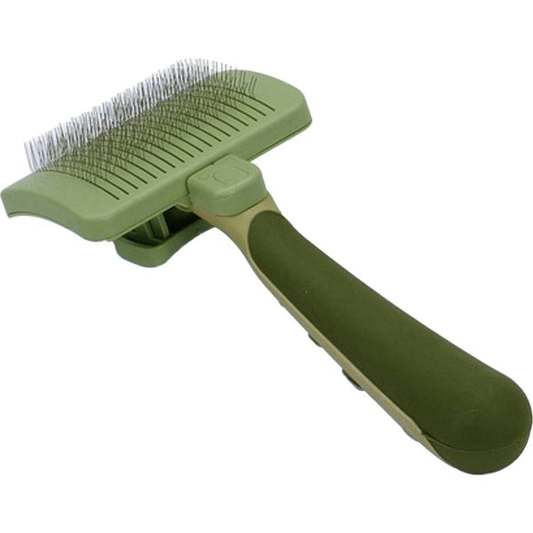 Safari® Dog Self-Cleaning Slicker Brush Medium (4.25 L X 4.0625 W)
