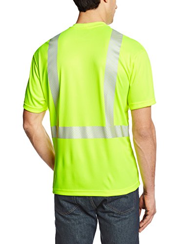 Carhartt Petite Personal Protective Regular Medium Brite Lime Polyester Short-Sleeve T-Shirt