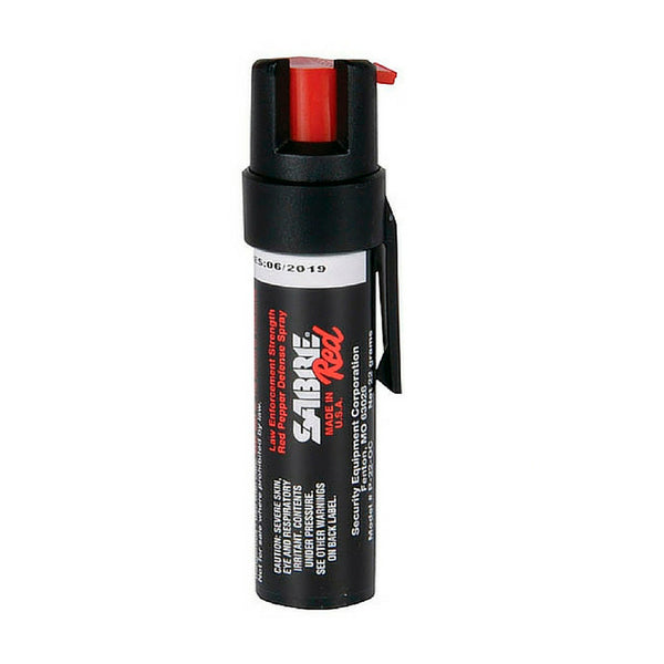 Sabre Red Pepper Spray - Police Strength - Compact Size With Clip (Max Protection - 35 Shots Up To 5X S More)