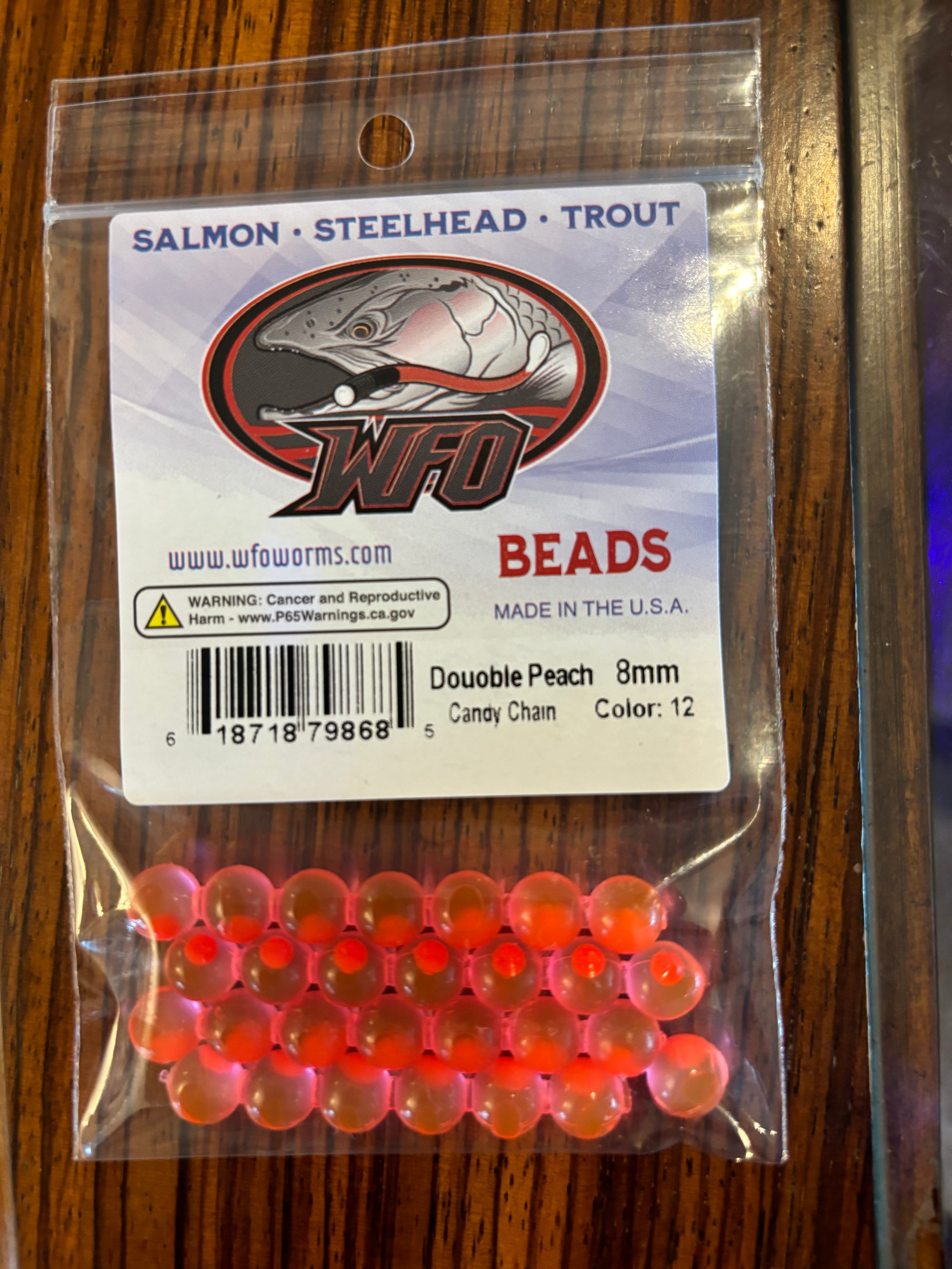 WFO Bead Double Peach
